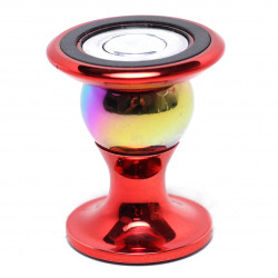 Universal Magnetic Quick Snap Windshield and Dashboard Car Mount Holder Tube (Red)